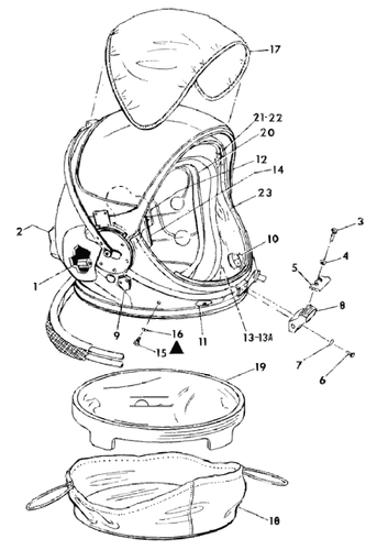 NASA flight suit development vector image